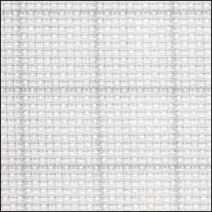 1/2 yard 14 Zweigart Count Easy Count Aida Fabric White Cross Stitch Cloth 45 In
